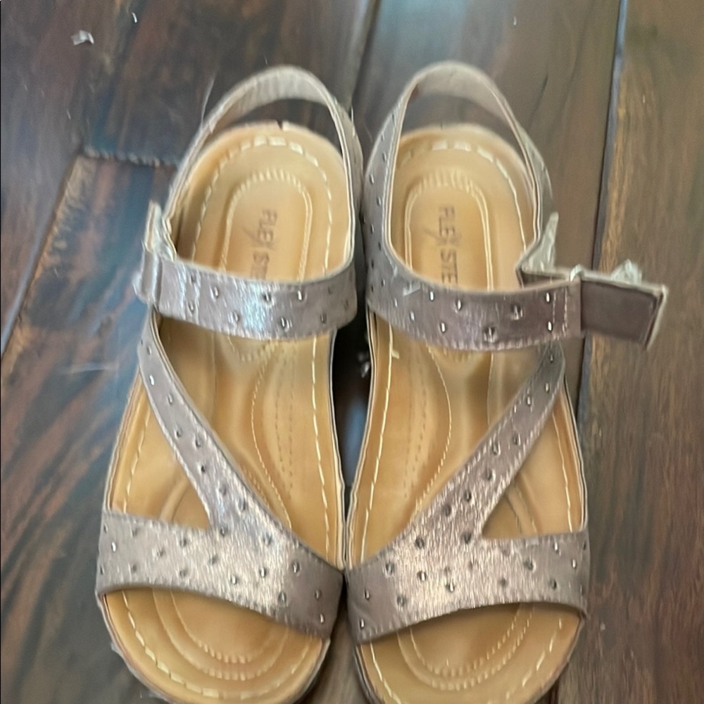 Women's Metallic Sandals